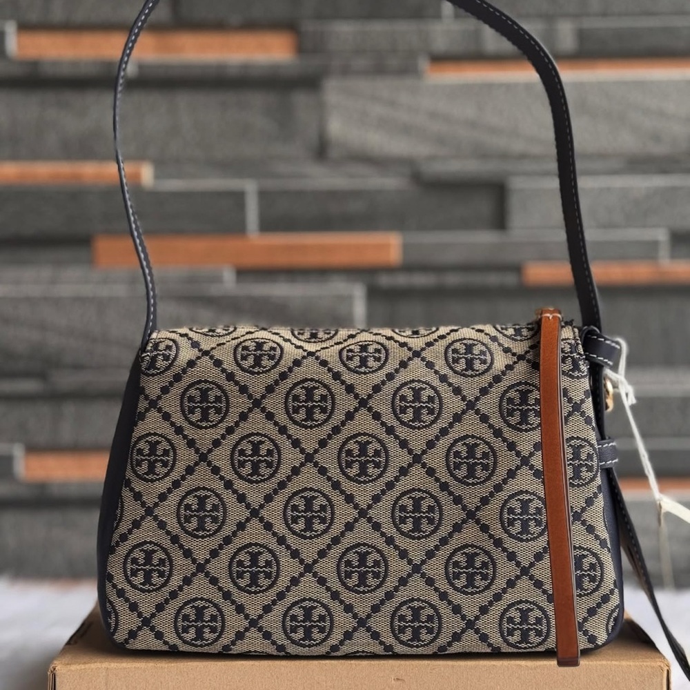 T Monogram Small Romy Shoulder Bag - Picture 6 of 16